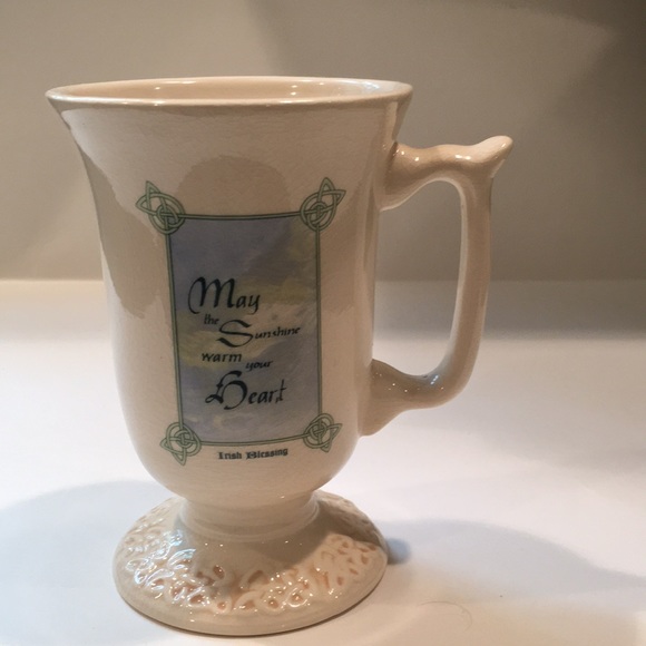 Irish Blessing Coffee Mugs Hand Painted - Picture 6 of 8